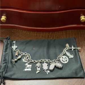 Silver sterling Charm Bracelet new